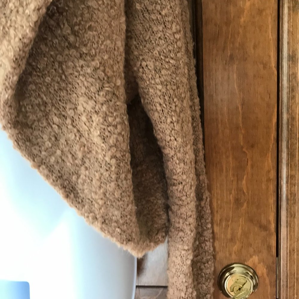 G.I.L.I. Brown Textured Open-Front Sweater - Picture 4 of 12